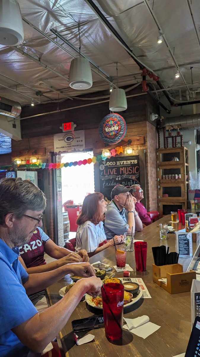 AZVillans's tweet photo. 1-0! AZ Villans are watching the game at Loco Patron in Scottsdale this afternoon! https://t.co/vBGLkPJVYv