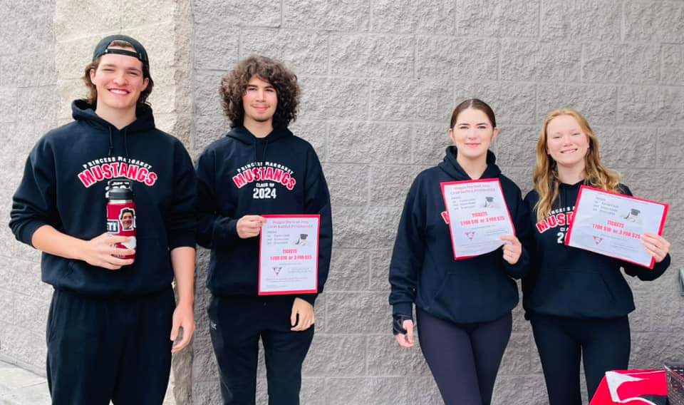 Hey @Move_971 Maggie Grads are at Wal-Mart until 2pm today selling raffle tickets to support their Dry Grad event.