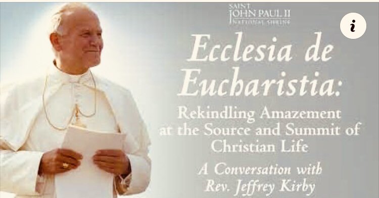 For today’s tenth anniversary of the canonization of John Paul II, please listen to this interview on the saintly pope’s love and devotion to the Lord Jesus, truly present in the Eucharist! @JP2Shrine Link here: youtu.be/X_Aky-ajLsY?fe…