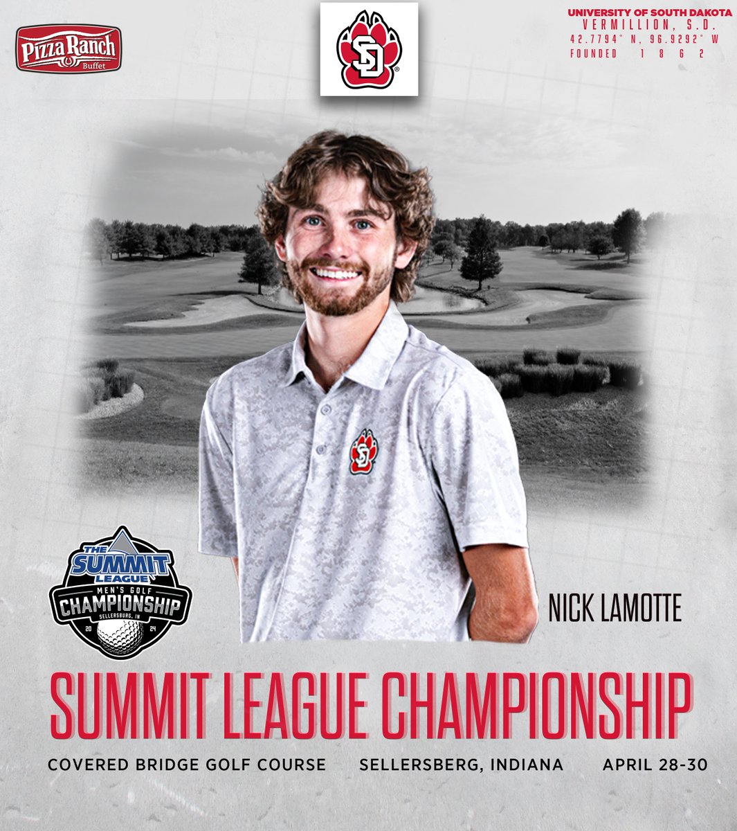 SDCoyotesMGolf's tweet photo. Good morning golf fans!  It is meet day at the Summit League Championship!  

Follow along: https://t.co/OcVdraWFnK

#GoYotes x #WeAreSouthDakota https://t.co/5mTqst6WNN