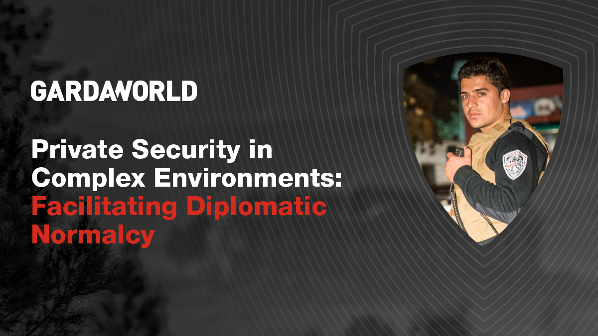 GardaWorld's tweet image. Pioneering solutions for modern diplomatic security challenges. By grasping operational nuances and cultural dynamics, private security aids government institutions in seamless function.

#YourWorldOurPriority #ComplexMadeSimple