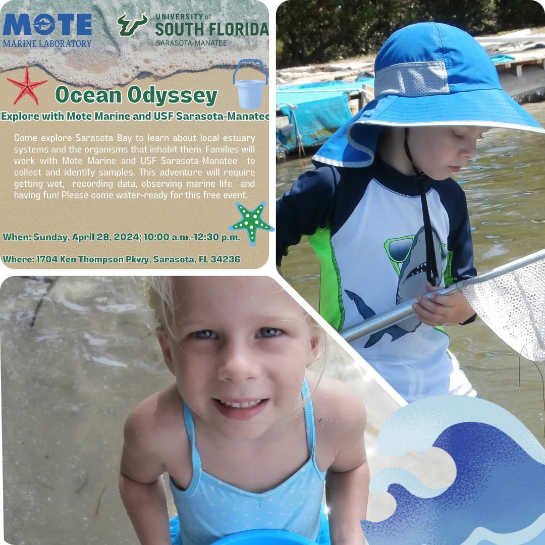 🌊🔍 Sold out alert! Dive into adventure with 'Ocean Odyssey - Explore with Mote Marine and USF Sarasota-Manatee,' part of RemakeLearningDays! Can't wait to see all the eager explorers joining us this Sunday! 🤘 #SuncoastRemakeDays #RemakeDays