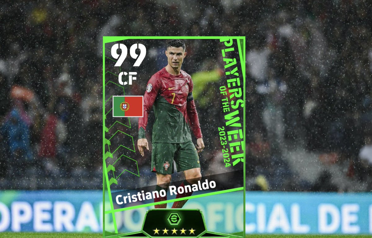 POTW Ronaldo (I'm just bored🤧) #eFootball