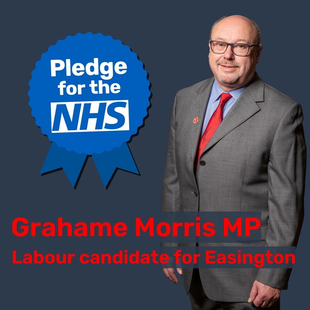 🎉Labour candidate for Easington @grahamemorris has taken the #NHSPledge If re-elected, he will support proper NHS funding, the reinstatement of the Health Secretary's duty to provide healthcare and oppose NHS outsourcing. Email your candidates: weownit.org.uk/act-now/pledge…