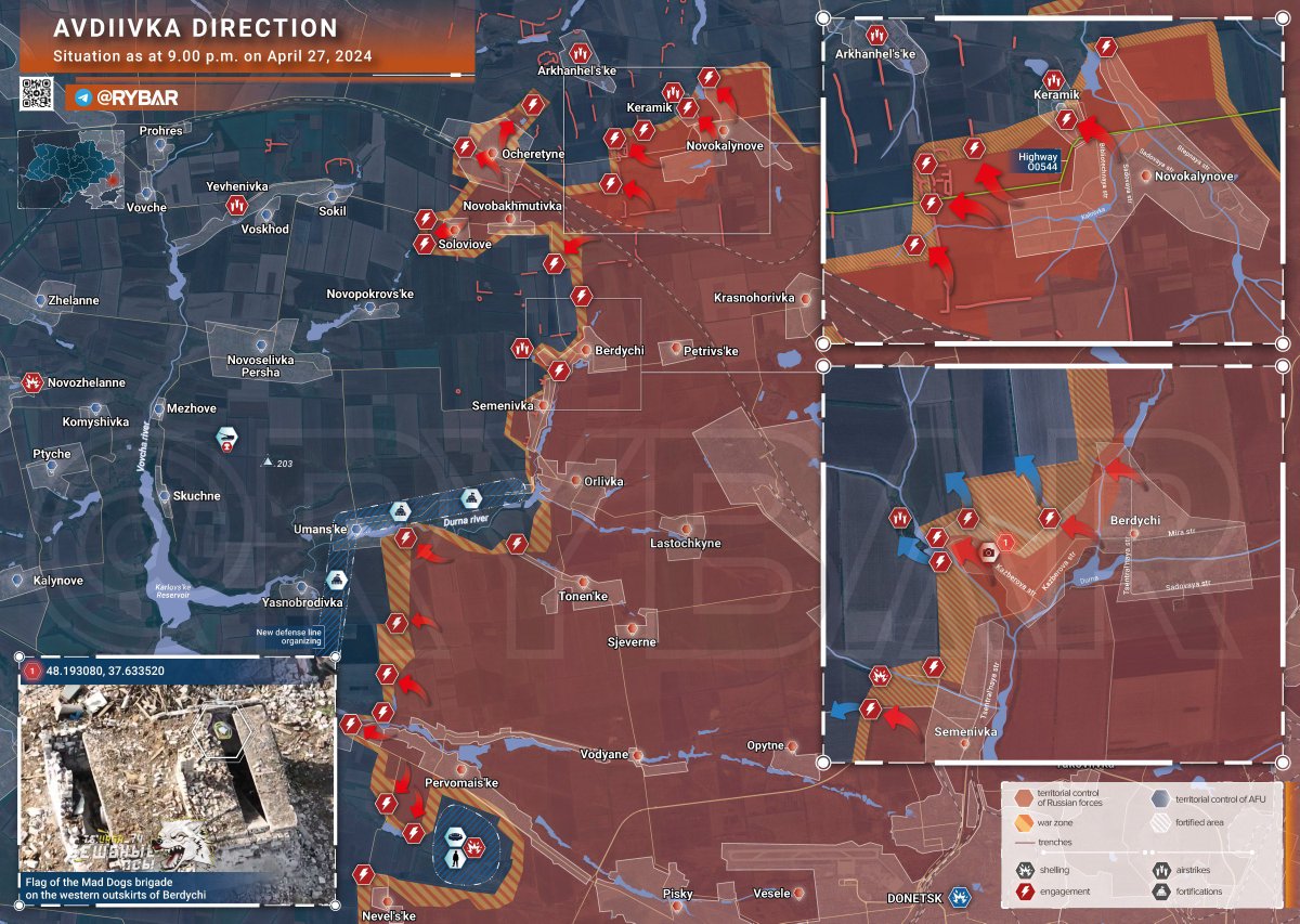 Rumor has it, the Russian offensive HAS BEGUN! Ukrainian Army is in massive retreat with two ADDITIONAL villages falling today in the Avdeevka direction. $67B on the way!!!!