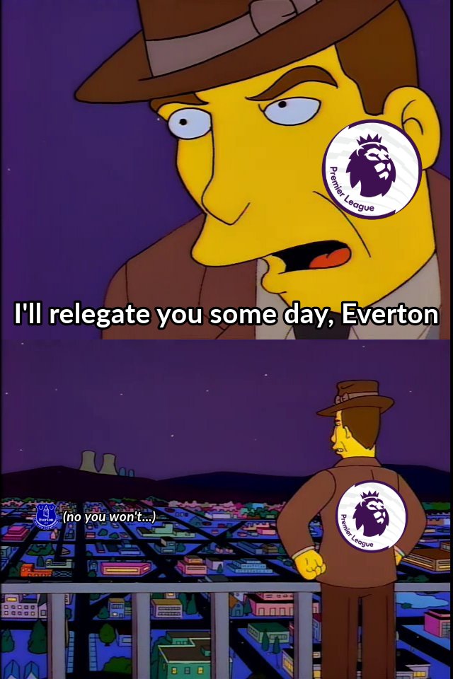 The elusive Everton boss continued to thumb his nose at the authorities, swaggering about in a garish new track suit, he seemed to be saying "look at me, Premier League, I have a new track suit"