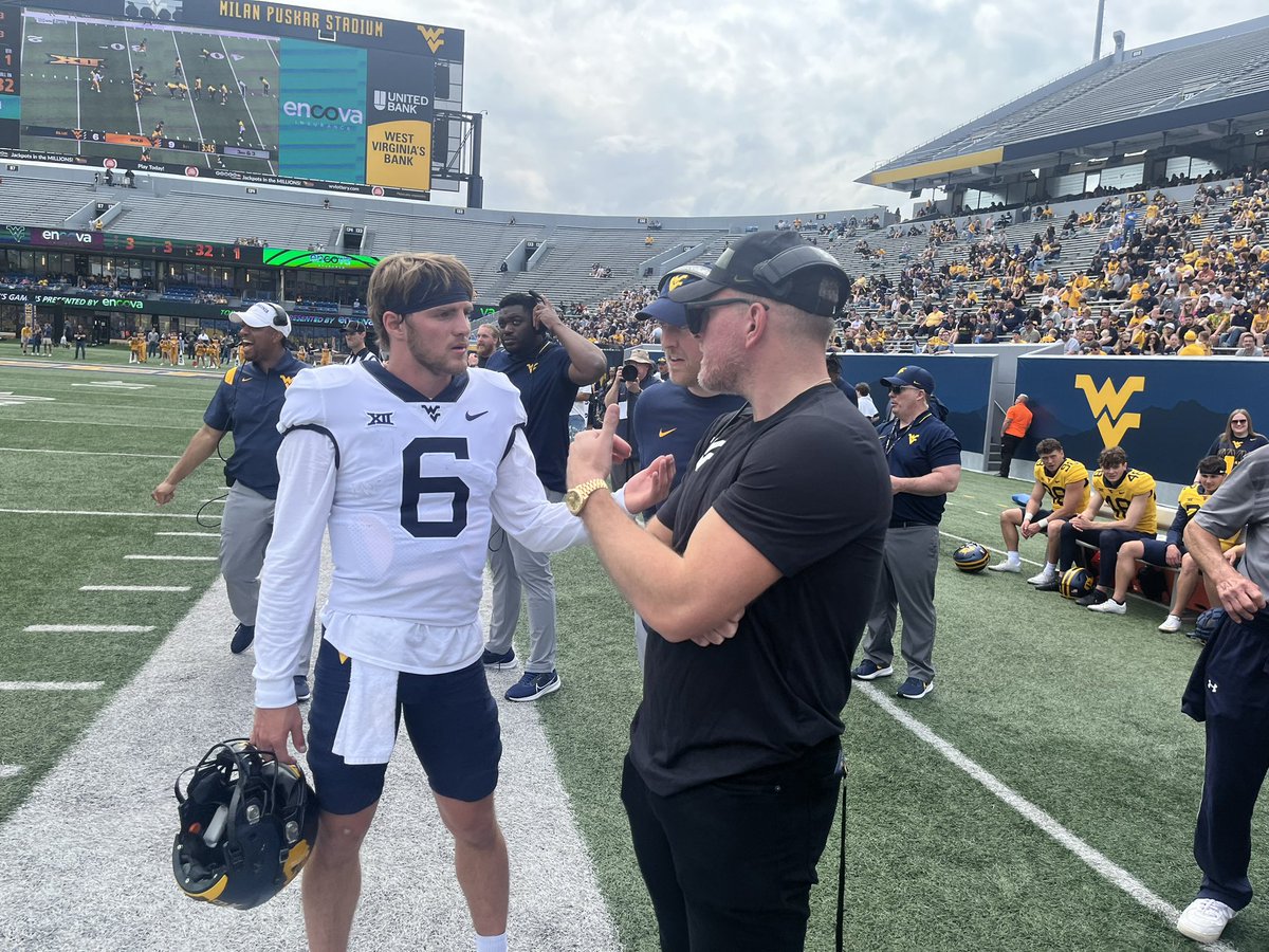 In today’s episode of “Posts I never thought I’d be writing” … Coach Pat McAfee discussing the last series with Garrett Greene.