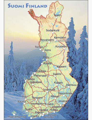 Funny, it looks like Finland.
