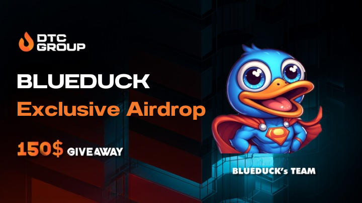 @DTCGroup_ X @Blueducksol Exclusive Airdrop Campaign 🏆 We're thrilled to announce a special $150 Giveaway to 5 random winners! 📌 Here’s how you can participate by completing TaskOn quests - rewards.taskon.xyz/campaign/detai… *rules* - Follow @DTCGroup_ and @Blueducksol Twitter - Join