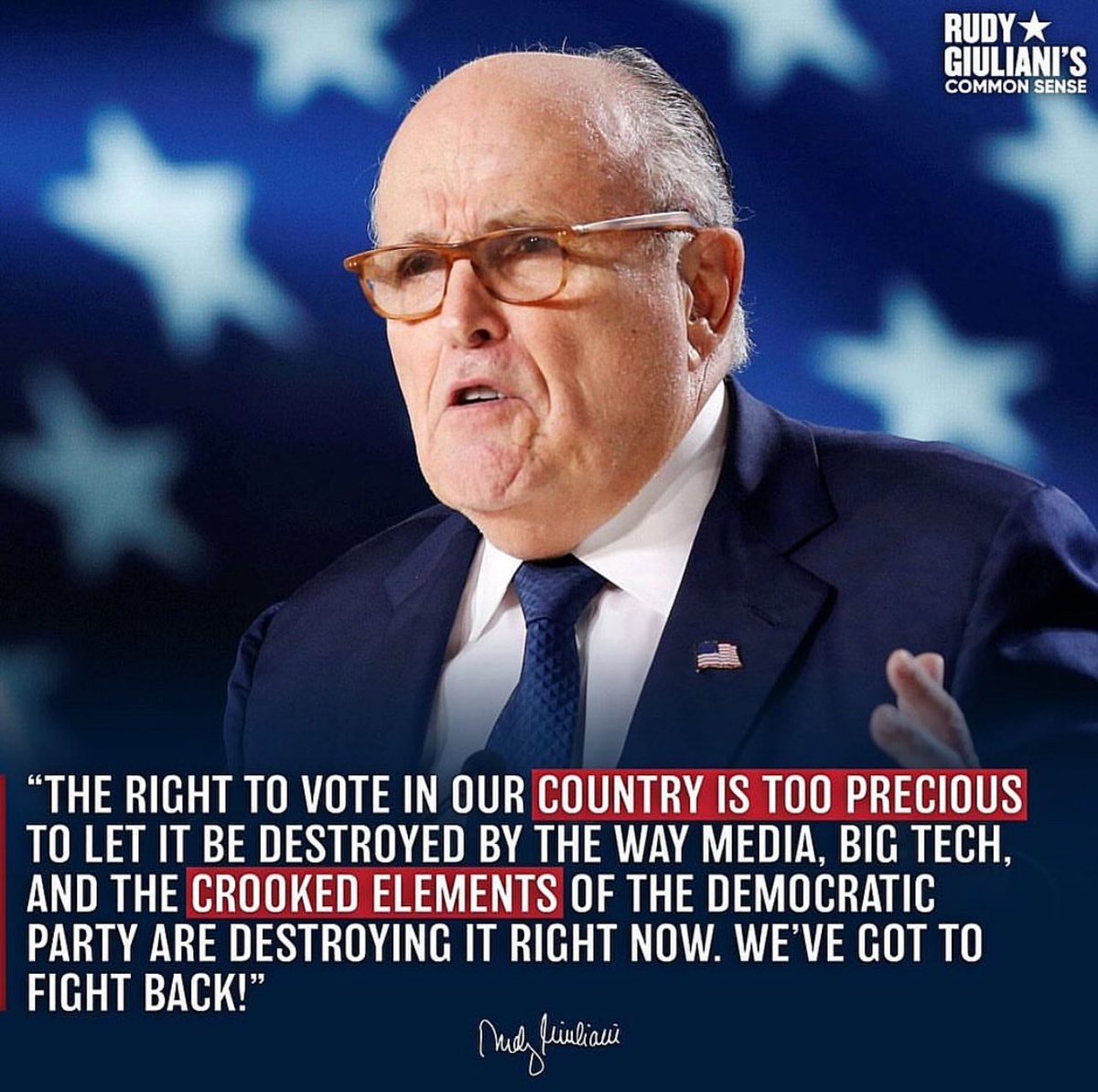 Election integrity must be preserved at all costs to ensure a free country.  Who thinks @RudyGiuliani - “America’s Mayor” would make a good AG for Trump?