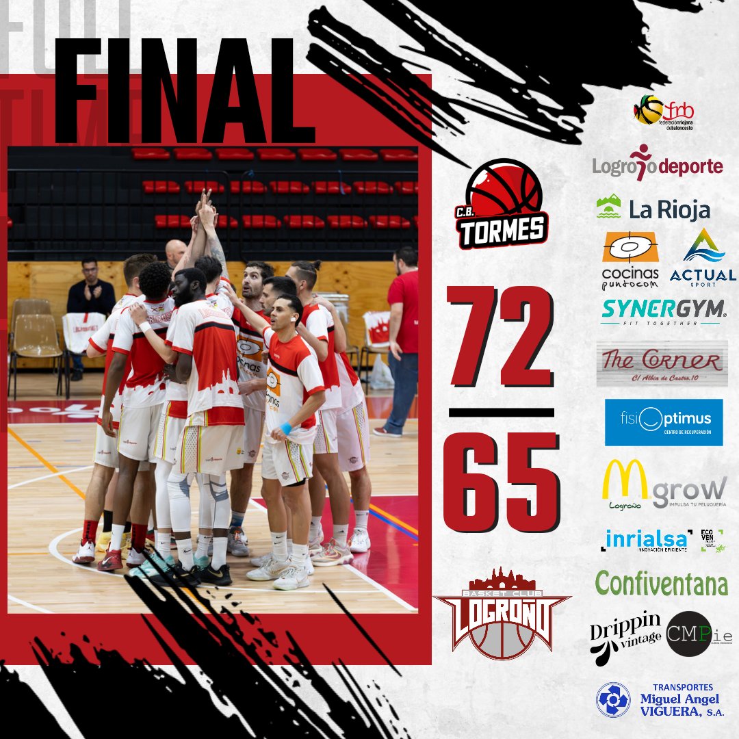 FINAL | CB Tormes 72-65 LBC @cocinascom Se escapó la victoria. Los #Blanquirrojos ⚪🔴 cayeron en Salamanca y se despiden del sueño del ascenso. 📊👇🏻 baloncestoenvivo.feb.es/partido/2395562