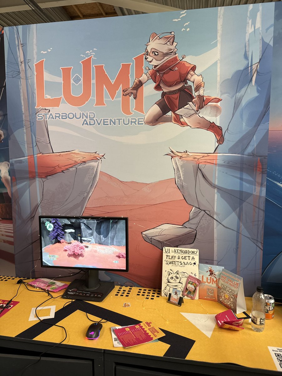 Dreaming_Giants's tweet photo. And that’s a wrap!!!

Thank you so much to everyone that contributed to organising, attending and having fun at @WASDlive_ ❤️❤️

Showcasing @LumiStarbound was absolutely amazing! Thanks to everyone that stopped by, said hello, played the game and made us feel good!
What a week! https://t.co/XwPuy5wMKg