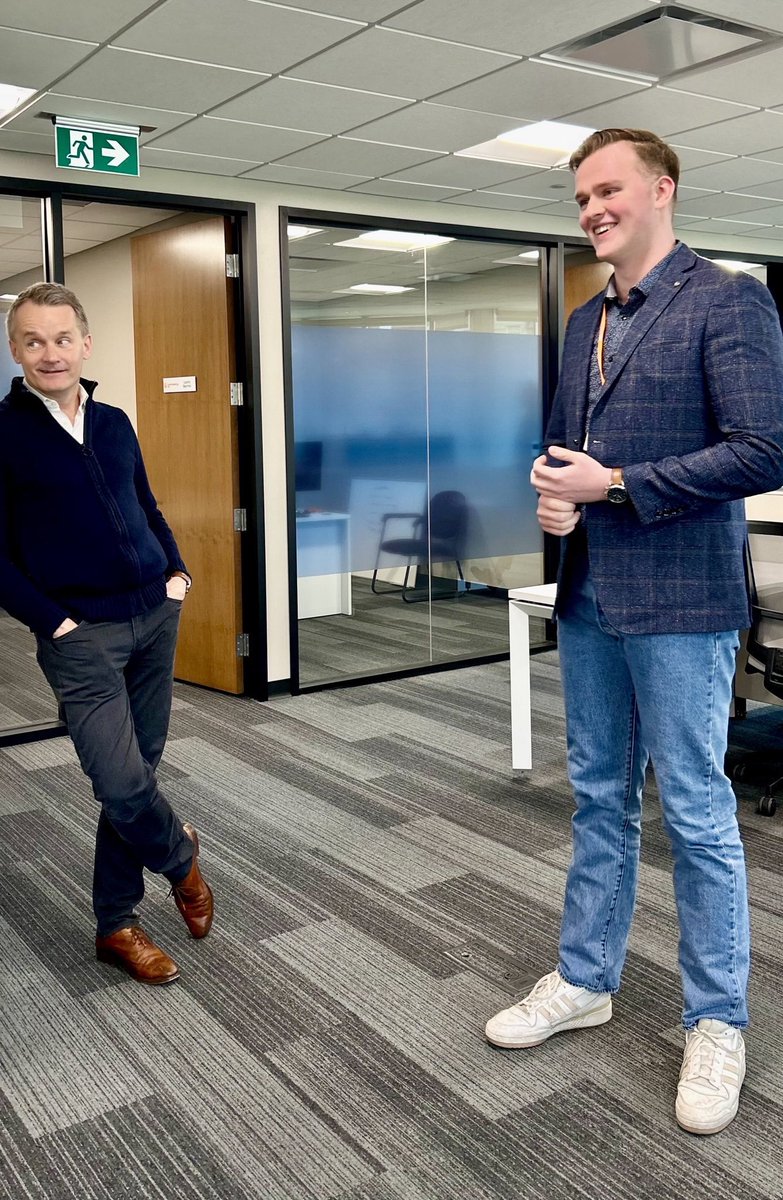 Dropped by World Energy GH2 to meet the people behind it. Young engineers like Ben here are excited and proud to be a part of it. 

Big things are happening here.
Green hydrogen is happening.
Wind power is happening. 
Most importantly, the jobs and investments are happening.