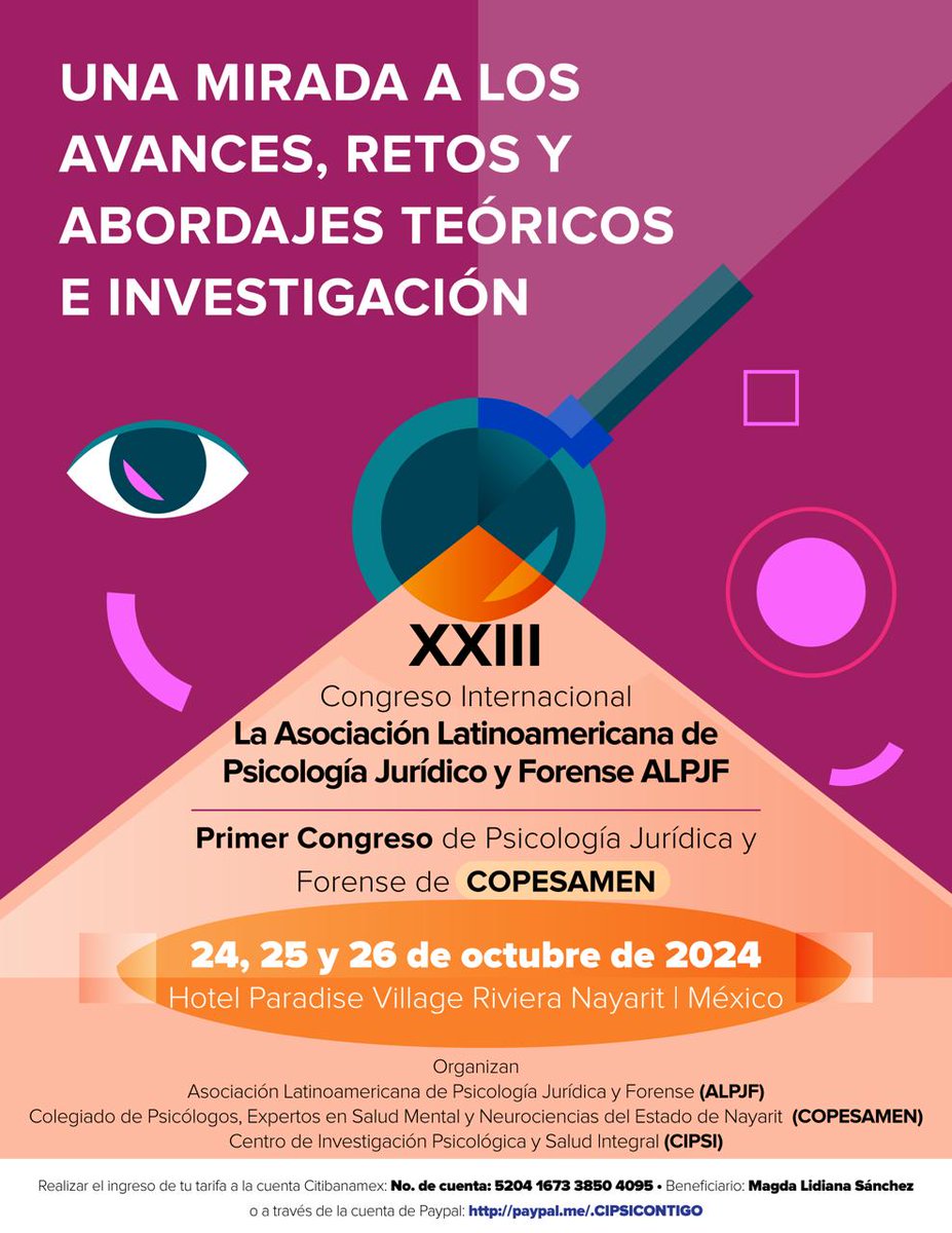 alpjf's tweet photo. Nos permitimos anunciar con alegría que nuestro próximo congreso será en  México... Nos vemos en México.... Te compartimos información del evento y estaremos atentos a resolver sus inquietudes; no te lo pierdas...

https://t.co/HQT0vEe7Uw https://t.co/jASmphxyOc