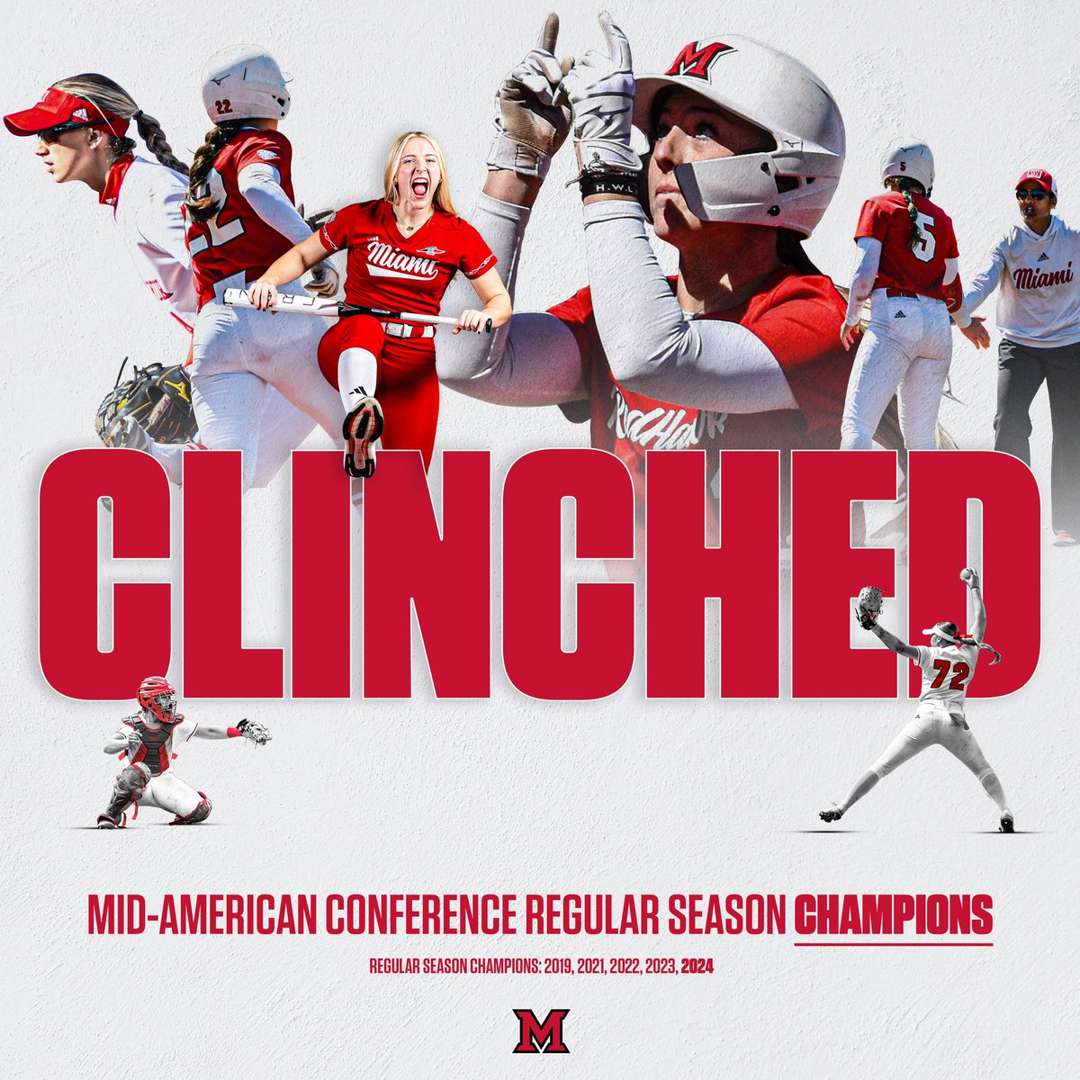 Congratulations to your Miami RedHawks who are now MAC Champions for the 5th year in a row! #RiseUpRedHawks