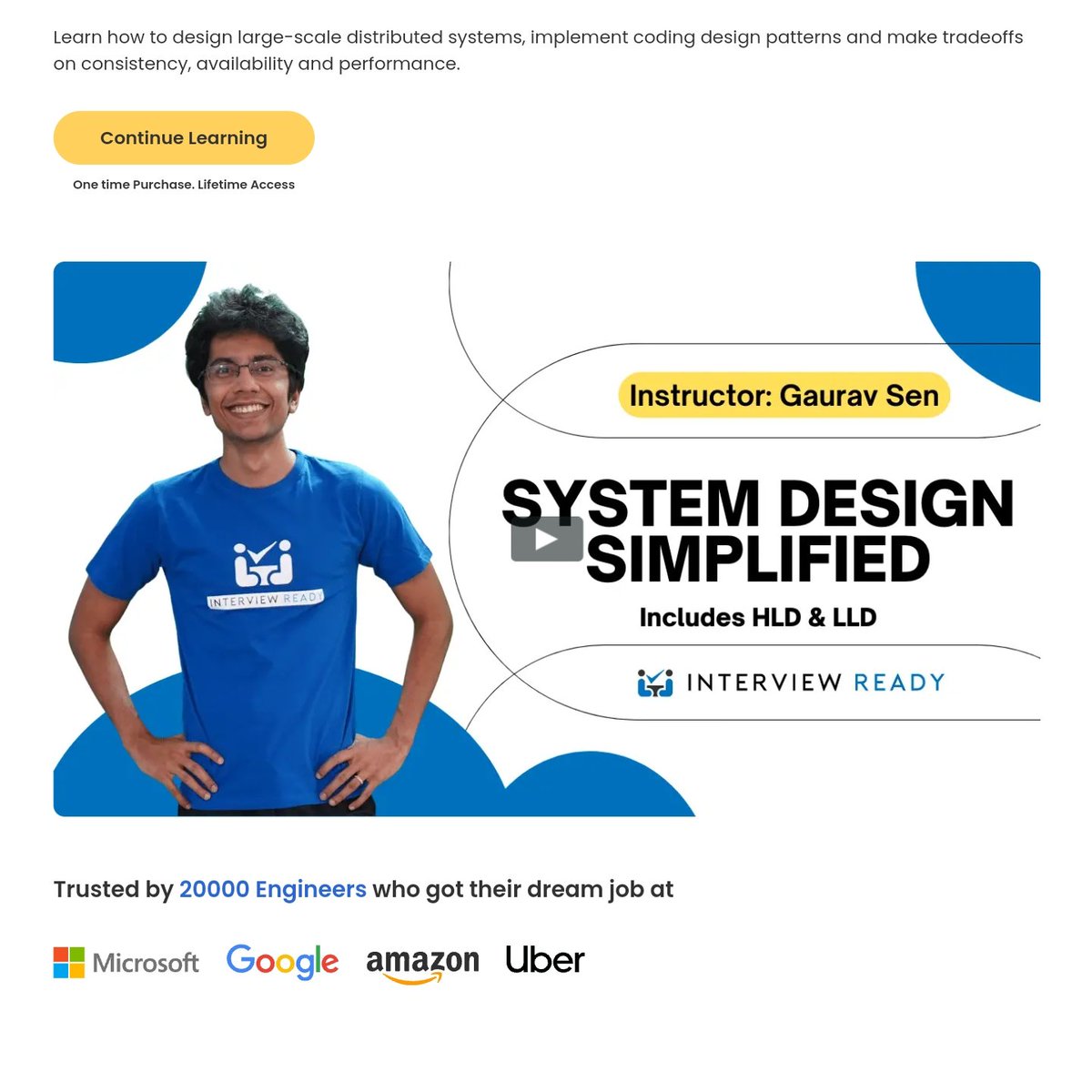 We crossed 20,000 enrollments at InterviewReady.

Thank you for your trust and support. Our lifetime course plans have helped prep engineers around the world 🍻 

Long way to go. Cheers!