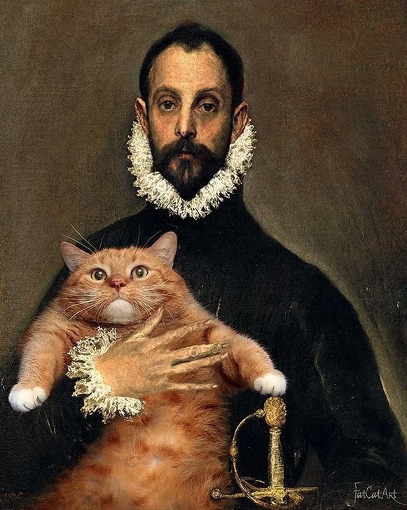 “When I play with my cat, who knows whether she is not amusing herself with me more than I am with her.”
~ Michel de Montaigne

#SundayFunday #SundayReads #ReadingWithCats

fatcatart.com