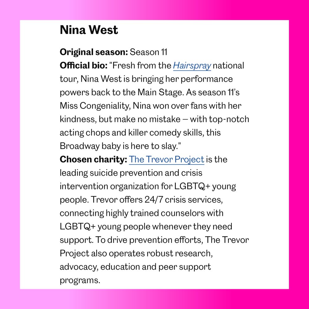 The new cast of @RuPaulsDragRace #AllStars9 has been announced and we're so excited to cheer on two of our amazing clients, @Gottmik and #NinaWest. Read all about the cast in this @EW article -> bit.ly/4b7j4Eu #PEGpresents #Gottmik #NinaWest #DragRace #Drag #DragQueen