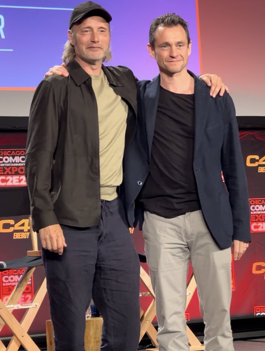 lawlsv's tweet photo. THEY CANNOT BE REAL 😭😭😭😭

#HannibalReunion2024 https://t.co/BZWcTa5det
