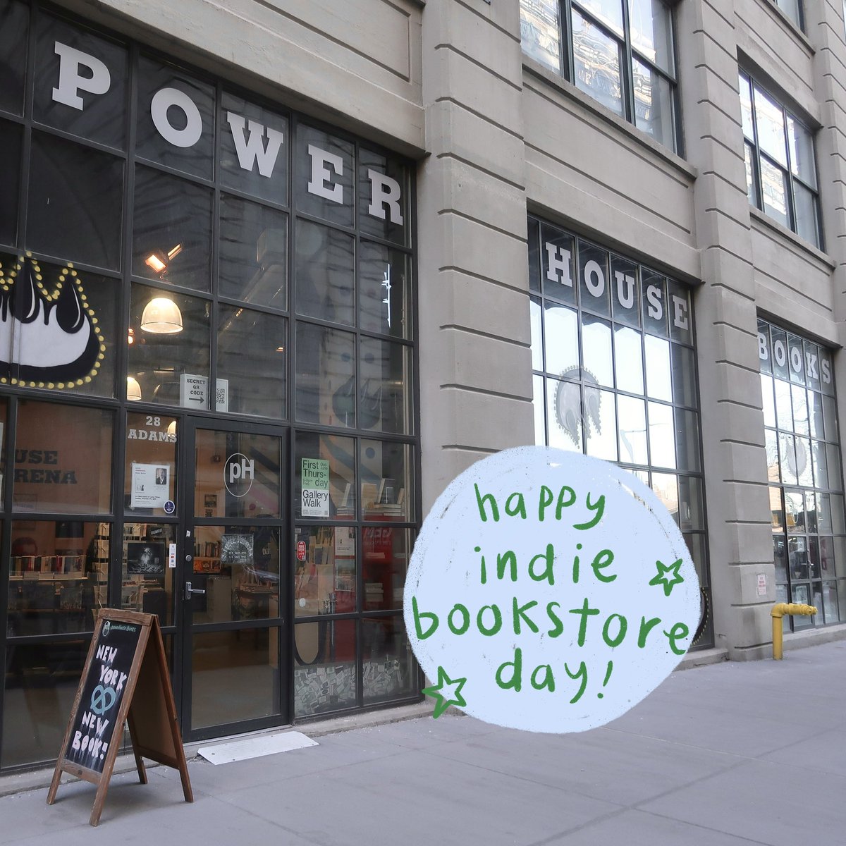 Happy independent bookstore day! Thank you all for supporting us 💙