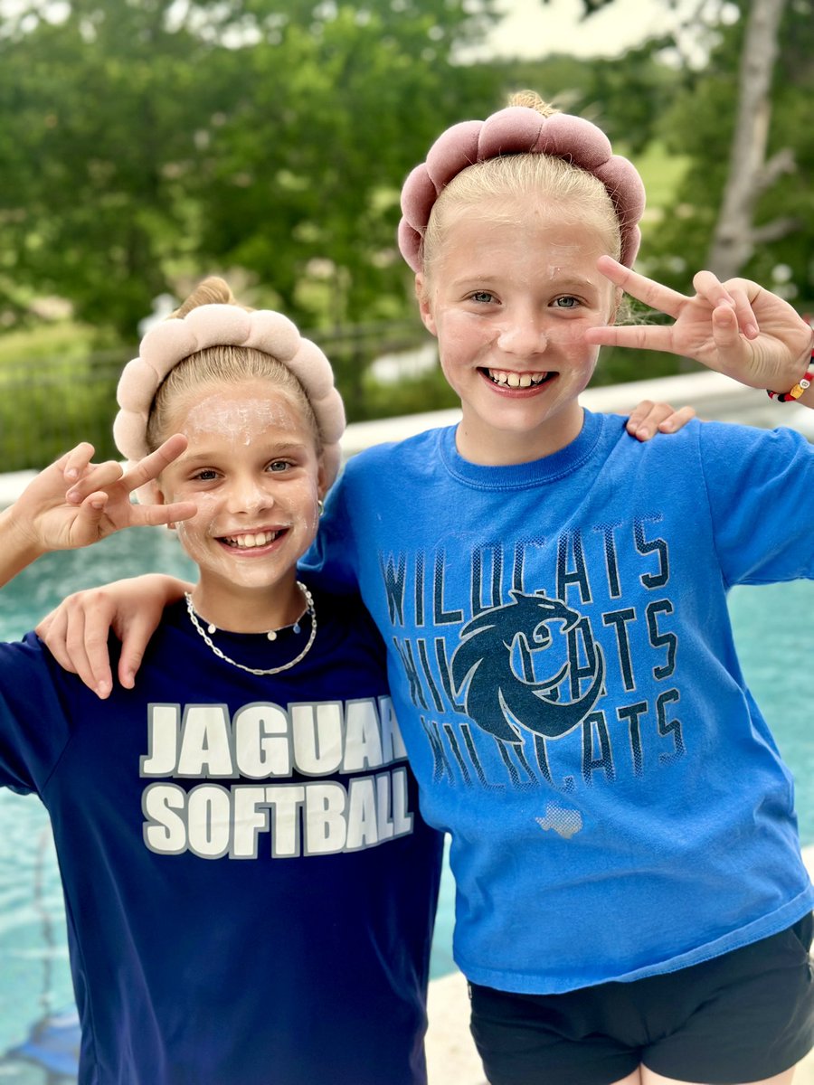 Still rep’n their schools during recovery/spa day a day later!