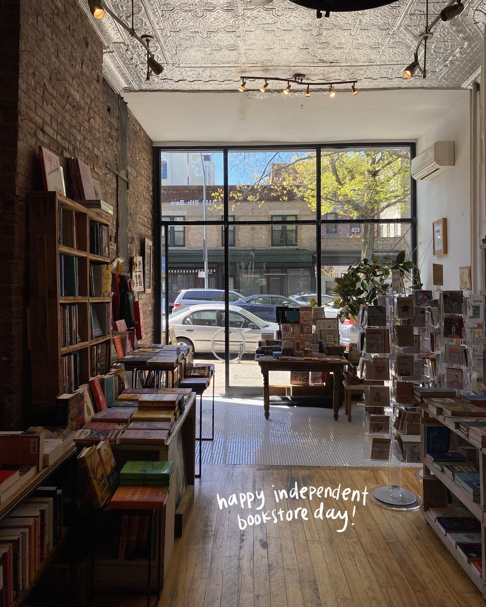 Happy indie bookstore day! We 🧡 you all!