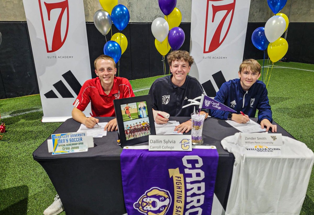 DEVELOPMENT 🇺🇸🇬🇧🇹🇿 First photos from a fantastic evening as we honored players at our National Letter of Intent Signing Night ✍️

We are so proud of you all and can’t wait to hear about your progress 🎓⚽️

TRYOUTS 👇
7tryouts.com

#7EliteAcademy | #7EliteAcademy
