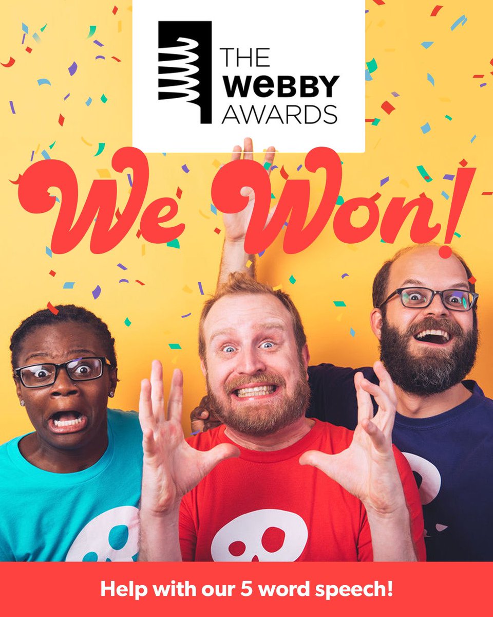 Tell us your kids' ideas for a 5 word speech! 🏆 We are so excited to share that we won our third Webby for Kids & Family Podcast! When you win a Webby, you get to make a 5 word speech, and we want to ask the experts for help. Share your kids' ideas with us below!