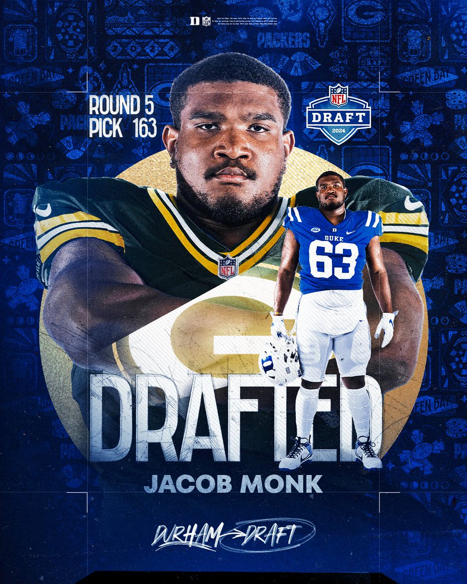 With the 163rd pick in the 2024 NFL Draft… @jacobmonk_ 😈 #NFLDraft on NFLN/ESPN/ABC