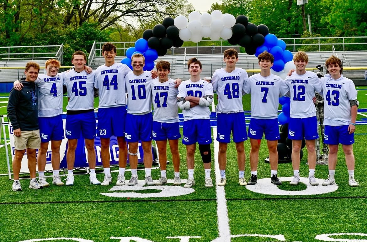 LAX SENIOR MORNING‼️ These are some great looking guys right here🥍 #laxknights #hailcatholic