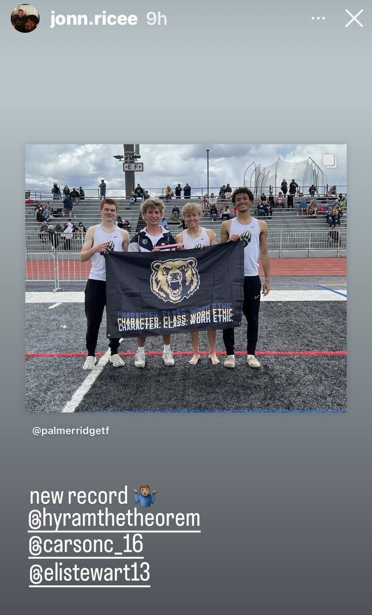 We set another new PRHS 4X100 school record on Friday!