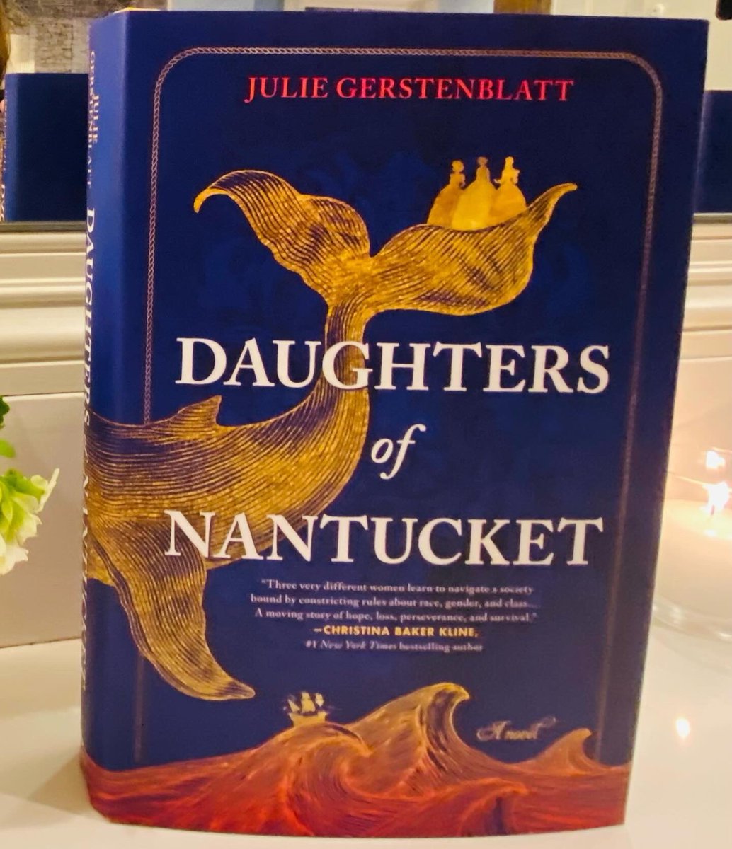 What makes a literary festival even more lit? Sister novelists! If you haven't read @jgerstenblatt's DAUGHTERS OF NANTUCKET yet, you've got a #histfic summer reading treat in store… You're welcome! 🐋🎇📚 👉🏻 bit.ly/daughtersofNan… @NBPTLitFest @ShopFarms