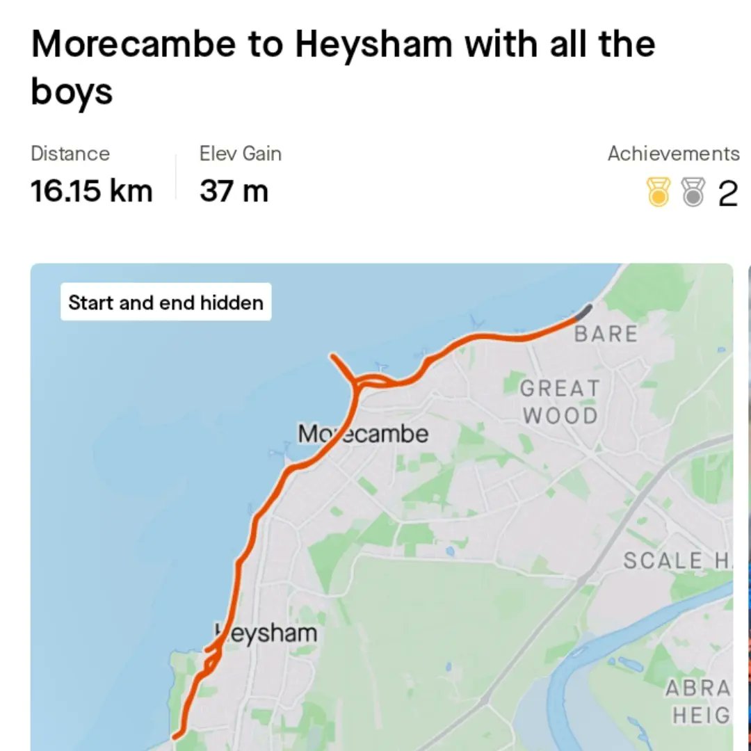 lauralikeswater's tweet image. Six playgrounds, a fairground, multiple beaches, multiple cafes and five miles of flat, smooth, traffic-free asphalt. Best family bike ride in the UK?
#unlikelydestination #morecambebay #heysham #familycycling