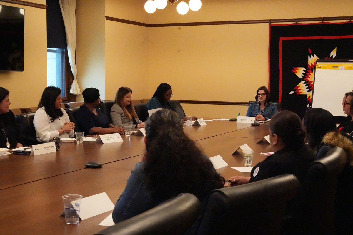 Conversations directly with community lead to better solutions for all of us. What an honor to convene a table of some of the most thoughtful and strategic women leading the way in Minnesota in 2024.