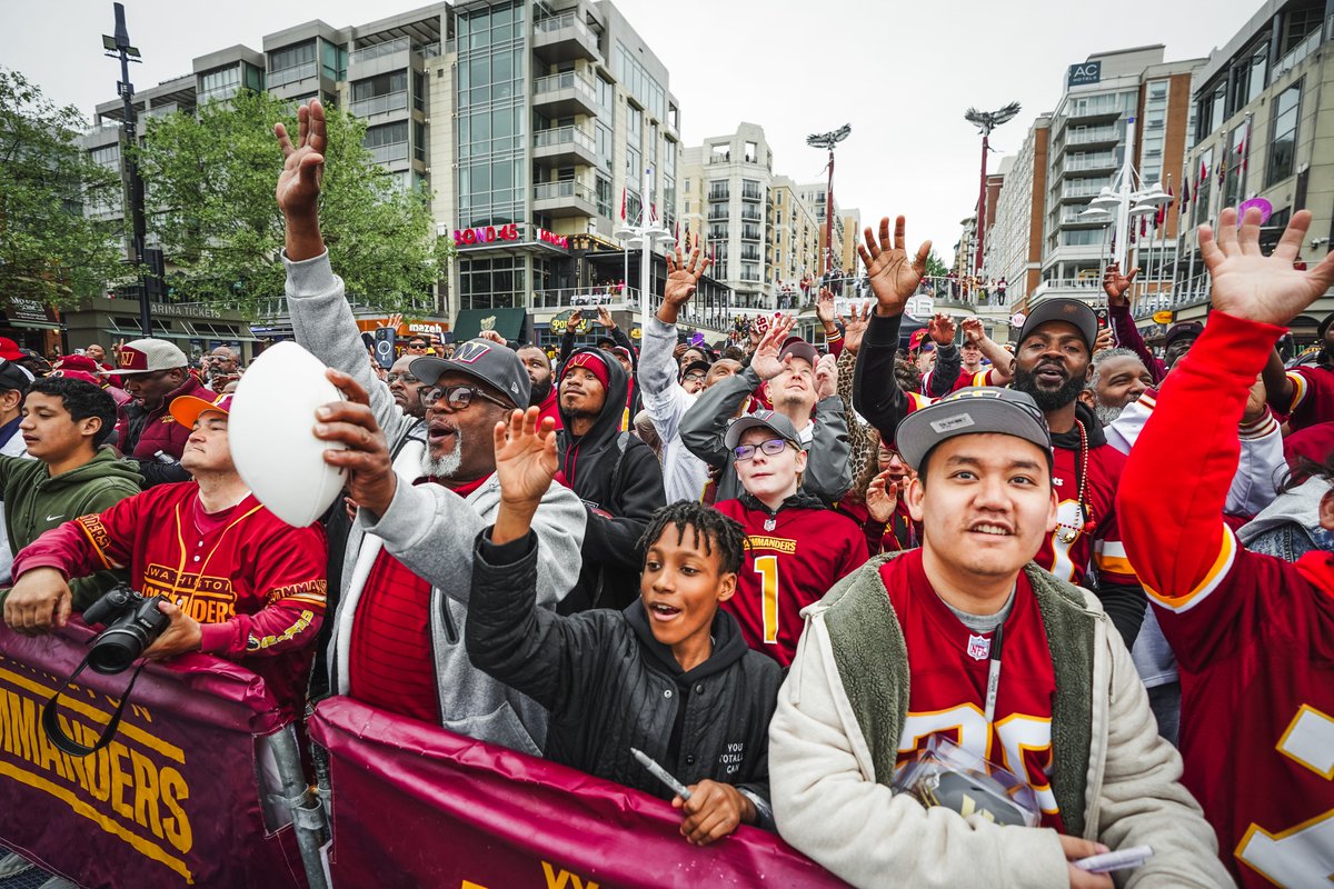 We draft in Ashburn. We party at @NationalHarbor. #RaiseHail x #NFLDraft