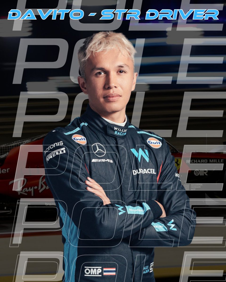 Your guy on pole!!! DAVITO, The <a href="/Stryde_Esports_/">Stryde</a> Driver gets pole here at texas! it started to rain for the last runs in quali, could we see it in the race also?