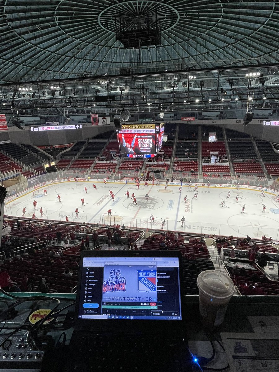 Game 2 in Charlotte. Wolf Pack face elimination against the Checkers this afternoon. Dylan Garand Vs. Spencer Knight is your goaltending matchup. F Blade Jenkins draws in for F Bobby Trivigno. Pregame at 3:45 p.m. on AHLTV & Mixlr. Just win, baby!