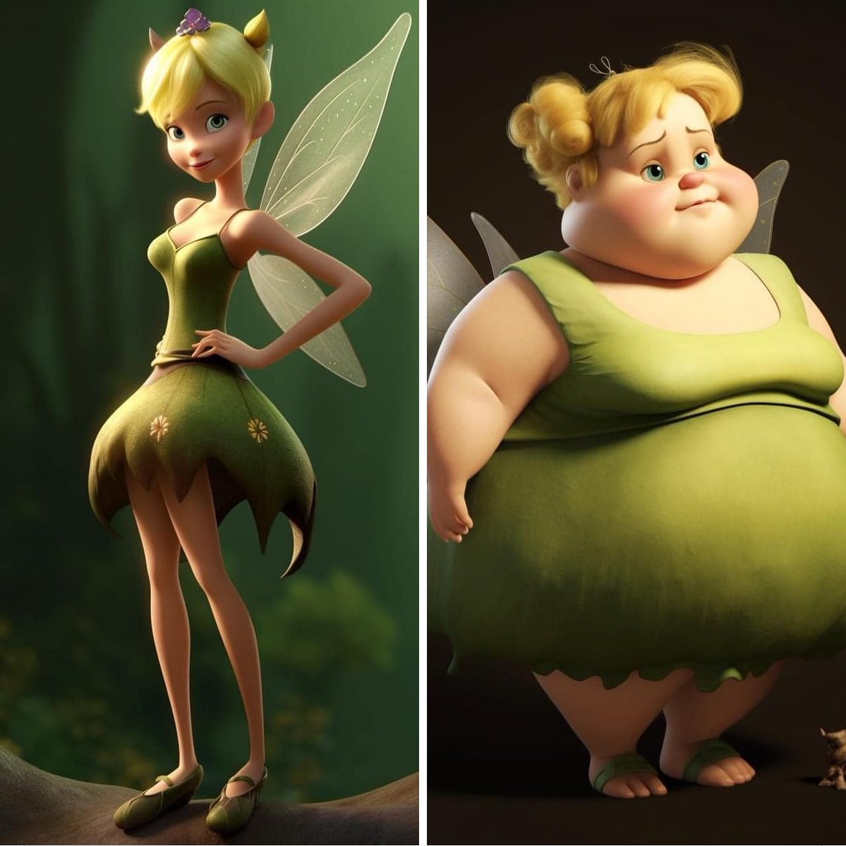 Tinkerbell and her cousin Tacobell