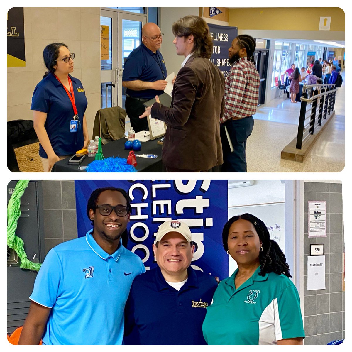 jcmartinez_LBC's tweet photo. The @IrvingISD Job Fair is officially concluded—outstanding event! Loved seeing our people represent our organization and the educational profession in a true display of grace, professionalism, and brand-pride! Wonderful job Team Irving!!! ❤️💡👏 #myirvingisd 🙏 https://t.co/wVTI6GK4UE