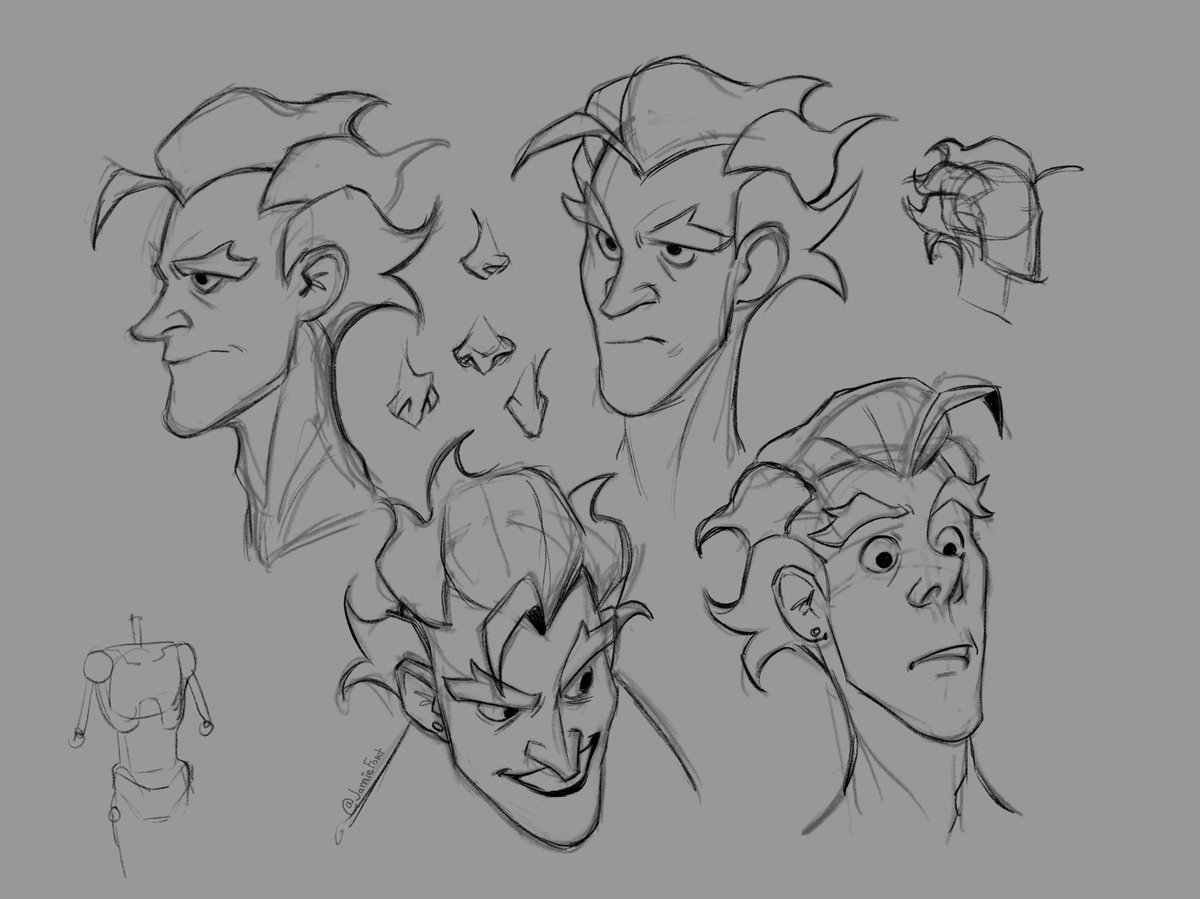 FortJamieson's tweet photo. Working on little animation with Junkrat and Roadhog🧡

Train myself to “keep the character” cause I kinda sOck at this for now💀  so I decided to make a couple of drawings with different rotations and expressions to help myself a little~

#junkrat #Overwatch #animation #Ow2 https://t.co/1iZGiviTKA