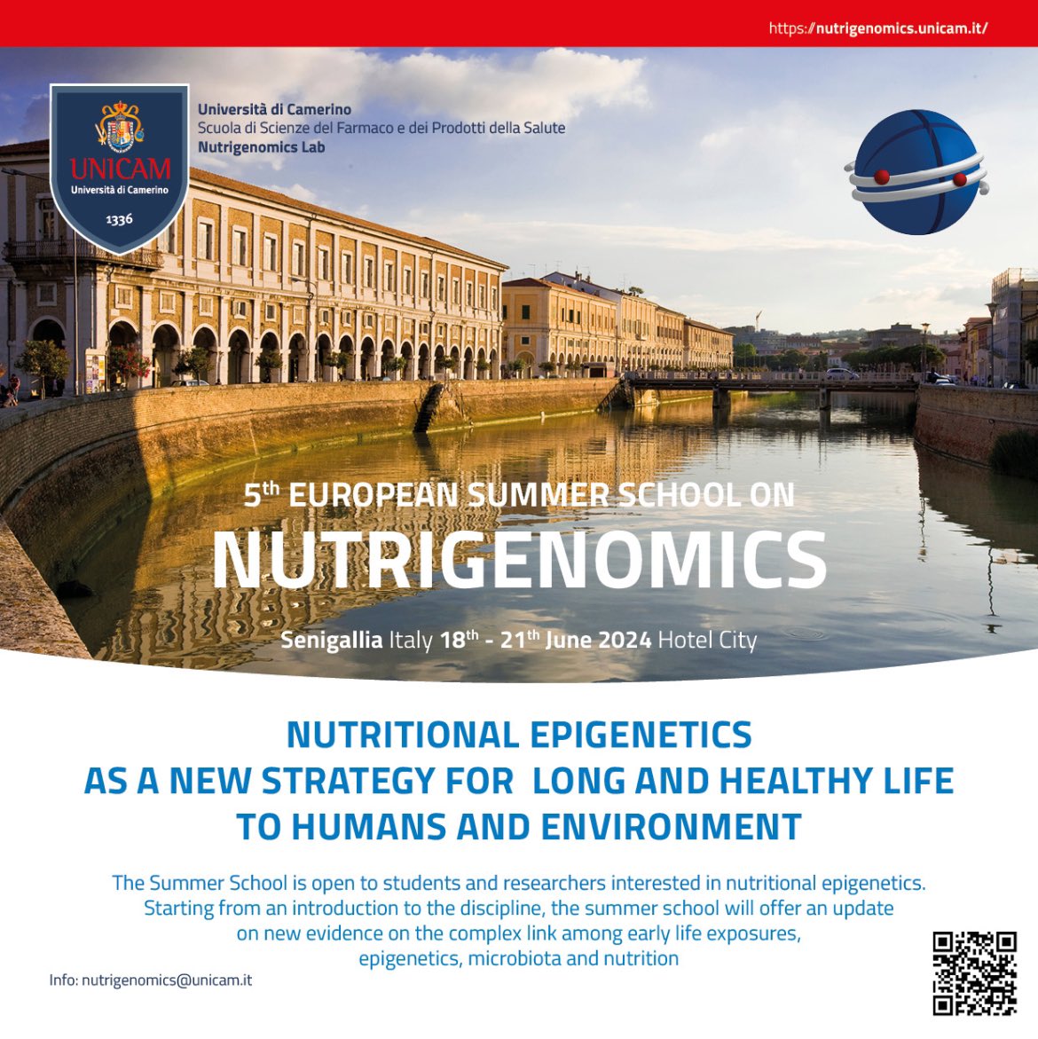 Rosita Gabbianelli (@rgabbianelli) on Twitter photo @TorstenPlosch will open the second day of the 5th European Summer School on @Nutrigenomics with a lecture on ‘@Early #programming by an adverse <a href="/environment/">Bloomberg Law: Environment</a> - from mouse models to first human data’
nutrigenomics.unicam.it @TorstenPlosch will open the second day of the 5th European Summer School on @Nutrigenomics with a lecture on ‘@Early #programming by an adverse <a href="/environment/">Bloomberg Law: Environment</a> - from mouse models to first human data’
nutrigenomics.unicam.it