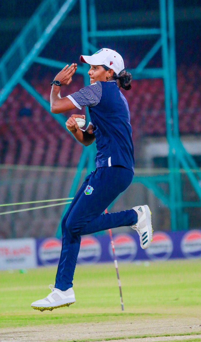 The #MaroonWarriors are warming up for their 2nd T20I battle against PakistanW! 🌴🏏 

Next match ➡️ Sun April 28th 
@ 10:30am AST ⏰

#PAKWvWIW | #MaroonWarriors