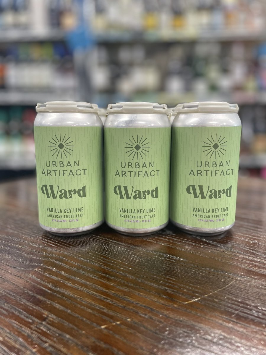 Tim’s Beer of the Week! Ward from @UrbanArtifact is a key lime vanilla tart made made with real vanilla beans for a balanced sour-sweet taste! #NorwoodOH #CappysAF #DrinkLocal