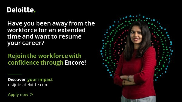 Make your professional comeback with Deloitte's Encore program. Discover more about the initiative and apply today! #DeloitteEncore #ReturnToWork deloi.tt/49WySZP