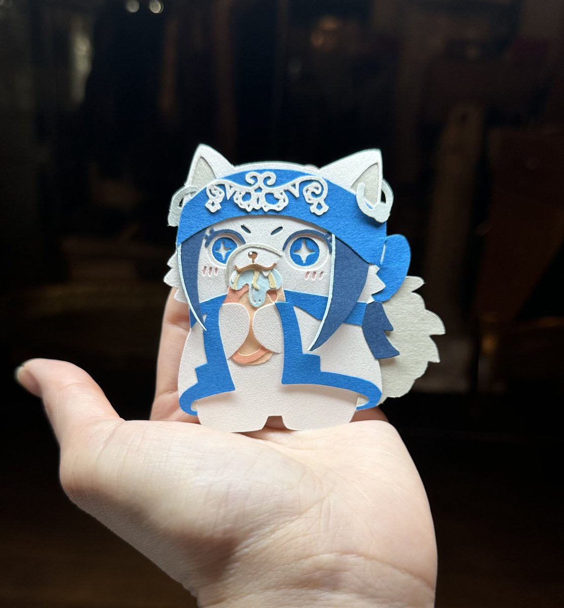 アシㇼパ 「フォゼリパさん可愛いすぎる ピアスと肉周辺(笑)がいい感じにできた #ゴールデン」|も ふのイラスト