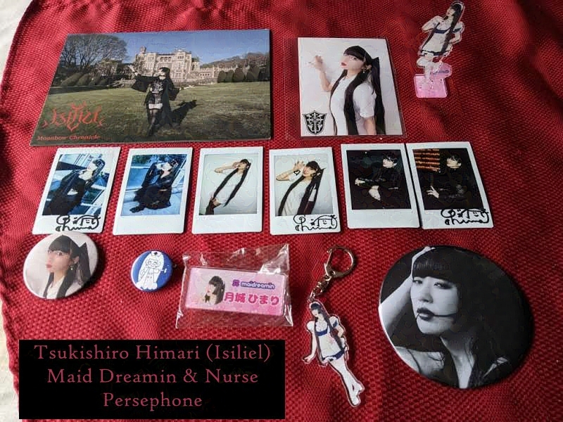 #JIdol: #月城ひまり / #TsukishiroHimari from #Isiliel
🖤👩‍⚕️🌙

COVID order backlog cont.

Maid Dreamin & Nurse Persephone
Only 1 major order still outstanding & at this point it's mainly dup stuff I bought at live shows

#地下アイドル #アイドル #Idol #JMetal
#WBE #魔界 #persephone