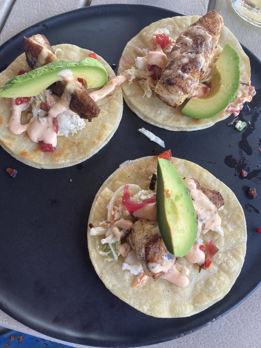 Red snapper fish tacos #HopeFarm #FairHopeAL