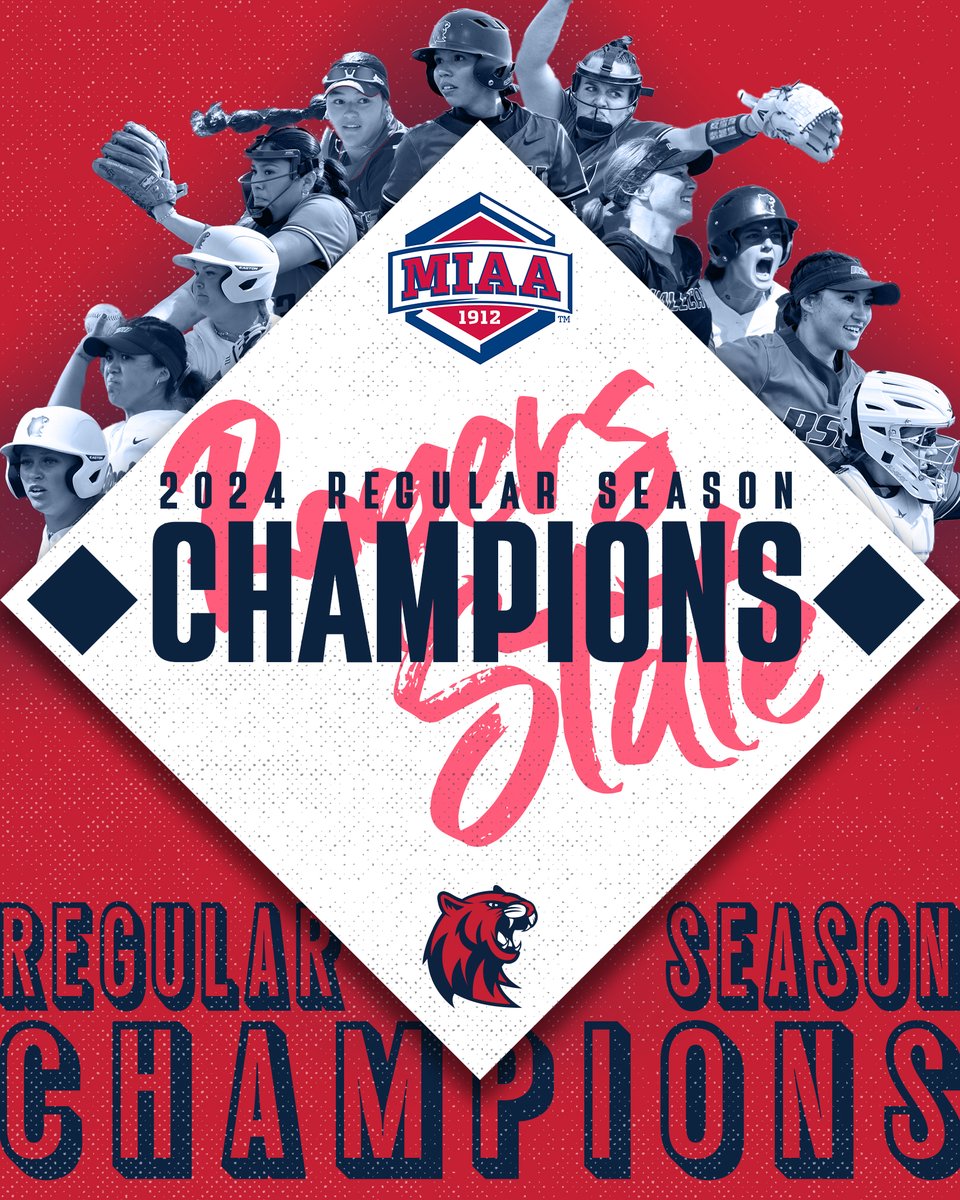 𝐇𝐈𝐒𝐓𝐎𝐑𝐘 𝐌𝐀𝐃𝐄!! With the sweep of Fort Hays State and Pittsburg State's sweep of Central Oklahoma, the Hillcats are your MIAA Co-Regular Season Champions for the first time in school history! RSU will be the No. 1 seed in next week's MIAA Tournament! #ForTheRedAndNavy