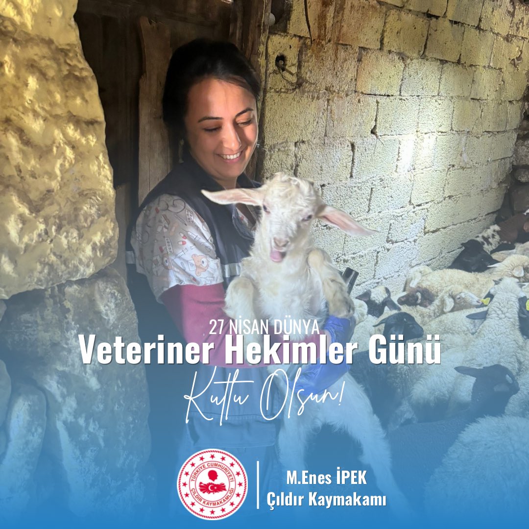 İlçemizde mesai mefhumu gözetmeden,  üstün gayret göstererek hayvan sağlığı ve hayvancılığın gelişimi adına mesai harcayan tüm veteriner hekimlerimizin Dünya Veteriner Hekimler gününü kutlarız.