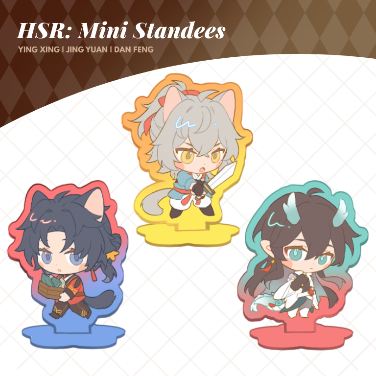 Pre-orders are up for the honkai standees! They will be open until May 11th! I may have a few with me for Anime North if production for the 1st batch goes smoothly~ Link in 🧵 #HonkaiStarRail